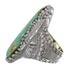 Silver Southwestern Turquoise Jewelry Ring Size 5-3/4 QX74911