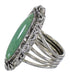 Southwestern Turquoise Sterling Silver Jewelry Ring Size 5-1/2 QX74942