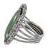 Southwest Turquoise Genuine Sterling Silver Jewelry Ring Size 7-3/4 QX74953