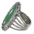 Silver And Southwest Turquoise Ring Size 7-3/4 QX75088