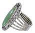 Genuine Sterling Silver And Southwestern Turquoise Ring Size 6 QX75098