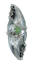 Southwestern Turquoise Silver Ring Size 5 YX76434