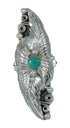 Turquoise And Silver Southwest Jewelry Ring Size 8 YX76445