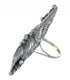 Genuine Sterling Silver Scalloped Leaf Ring