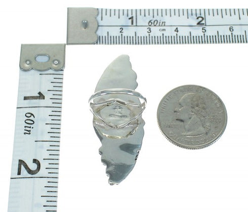 Genuine Sterling Silver Scalloped Leaf Ring