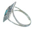 Turquoise Opal Silver Southwestern Ring Size 4-3/4 YX71167