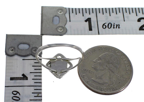 Southwest Multicolor Sterling Silver Ring Size 5-3/4 YX70999