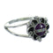 Southwestern Opal Magenta Turquoise Silver Ring Size 6-1/2 YX82224