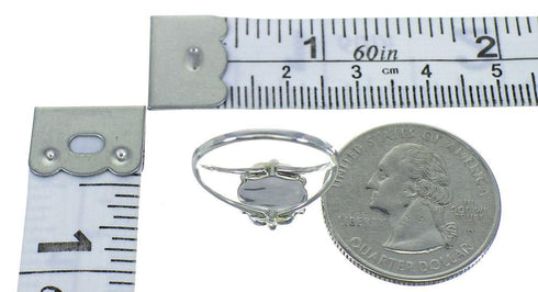 Southwest Opal Magenta Turquoise Silver Ring Size 5-1/2 YX82222