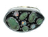 Authentic Sterling Silver Turquoise And Opal Southwest Jewelry Ring Size 8-1/2 YX68901
