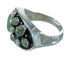Authentic Sterling Silver Turquoise And Opal Southwest Jewelry Ring Size 8-1/2 YX68901