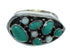 Authentic Sterling Silver Opal And Turquoise Southwest Ring Size 8-3/4 YX68903