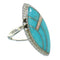 Turquoise Opal Sterling Silver Southwest Ring