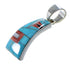 Multicolor Silver Southwest Pendant YX94743