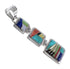 Multicolor Genuine Sterling Silver Jewelry Pendant RX95664