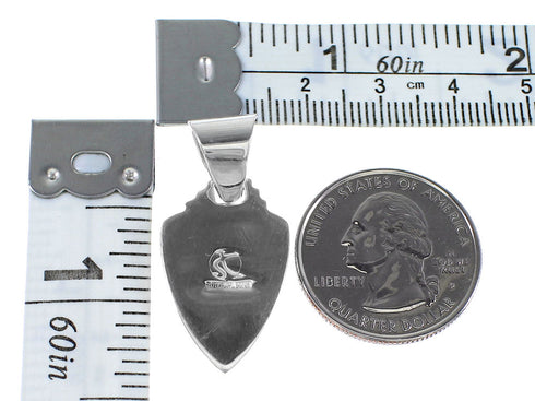 Multicolor Southwest Sterling Silver Pendant AX94482