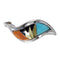 Multicolor Inlay Sterling Silver Pendant YX94435
