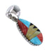 Southwest Multicolor Silver Pendant YX94438