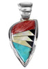 Silver Southwestern Multicolor Pendant YX94497