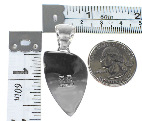 Silver Southwestern Multicolor Pendant YX94497