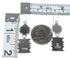 Sterling Silver Southwest Turquoise Inlay Hook Dangle Earrings AX94633