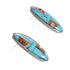 Sterling Silver Southwest Multicolor Post Earrings AX94756