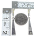 Multicolor Sterling Silver Southwest Post Dangle Earrings RX95088