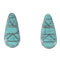 Turquoise Genuine Sterling Silver Jewelry Post Earrings RX95753