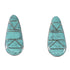 Turquoise Genuine Sterling Silver Jewelry Post Earrings RX95753