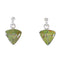 Turquoise Genuine Sterling Silver Post Dangle Earrings AX94915