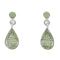 Authentic Sterling Silver Turquoise Southwest Tear Drop Post Dangle Earrings AX94925