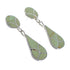 Southwest Turquoise Authentic Sterling Silver Post Dangle Earrings AX94934