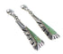 Turquoise Sterling Silver Post Dangle Earrings AX94950