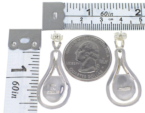 Turquoise Southwest Silver Jewelry Post Earrings AX94960