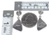 Genuine Sterling Silver Multicolor Inlay Southwest Post Dangle Earrings AX95345
