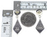 Multicolor Inlay Jewelry Sterling Silver Post Dangle Earrings AX95410