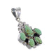 Southwestern Sterling Silver And Turquoise Jewelry Pendant RX95369