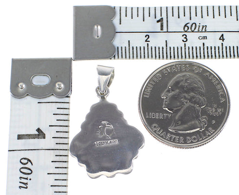 Southwest Sterling Silver Turquoise Pendant RX95371