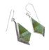 Turquoise Sterling Silver Southwest Hook Earrings RX95393