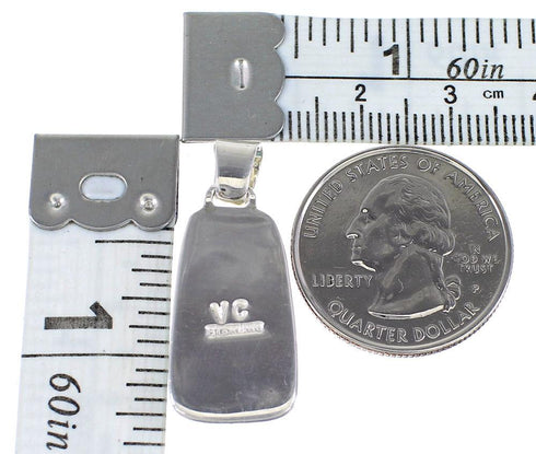 Turquoise Silver Pendant AX95291