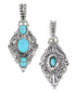 Turquoise Sterling Silver Reversible Pendant AX95331
