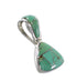 Turquoise Inlay Genuine Sterling Silver Pendant AX95531
