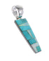Opal Turquoise Sterling Silver Jewelry Pendant RX95559