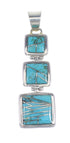 Sterling Silver Turquoise Pendant AX96459