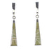 Turquoise Southwest Silver Post Dangle Earrings AX96046