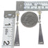 Turquoise Southwest Silver Post Dangle Earrings AX96046