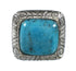 Turquoise Sterling Silver Ring Size 6-1/2 AX96431