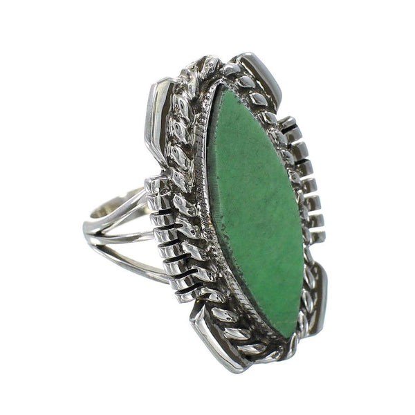 Turquoise And Sterling Silver Ring Size 4-1/2 RX96842