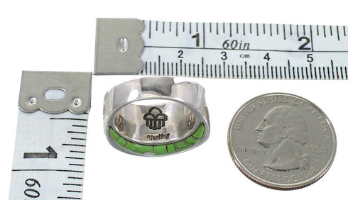 Sterling Silver Mojave Turquoise Opal Jewelry Ring Size 5-1/4 AS38330