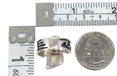 Multicolor Inlay Sterling Silver Jewelry Ring Size 6-1/4 AS37303